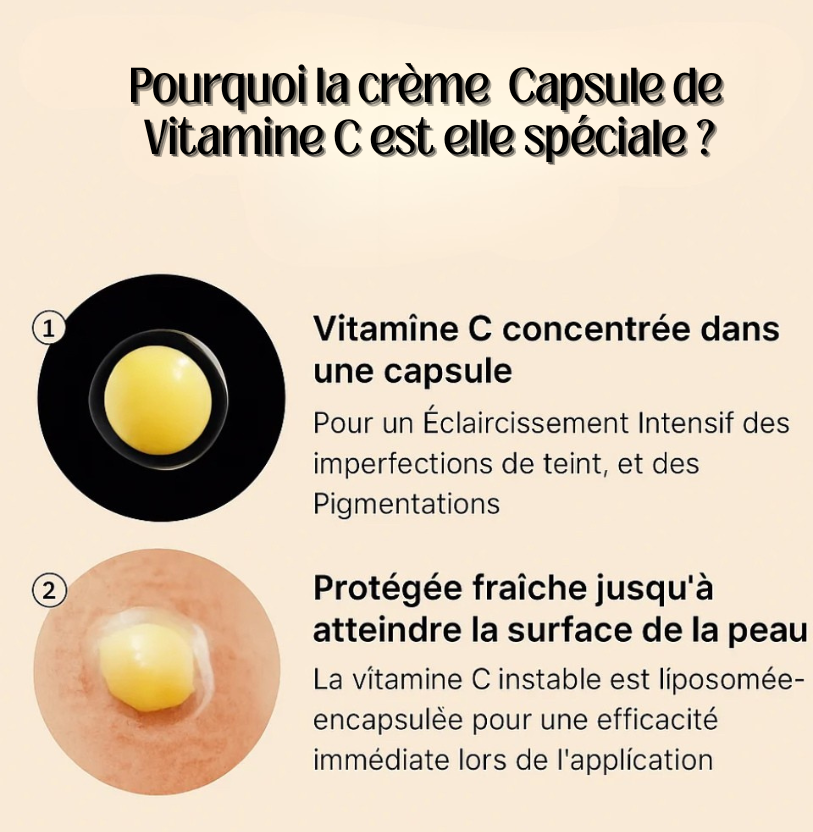 CRÈME PERLÉE ANTI-TACHES & ANTI-ÂGE AU COLLAGENE - NIACINAMIDE & VITAMINE C