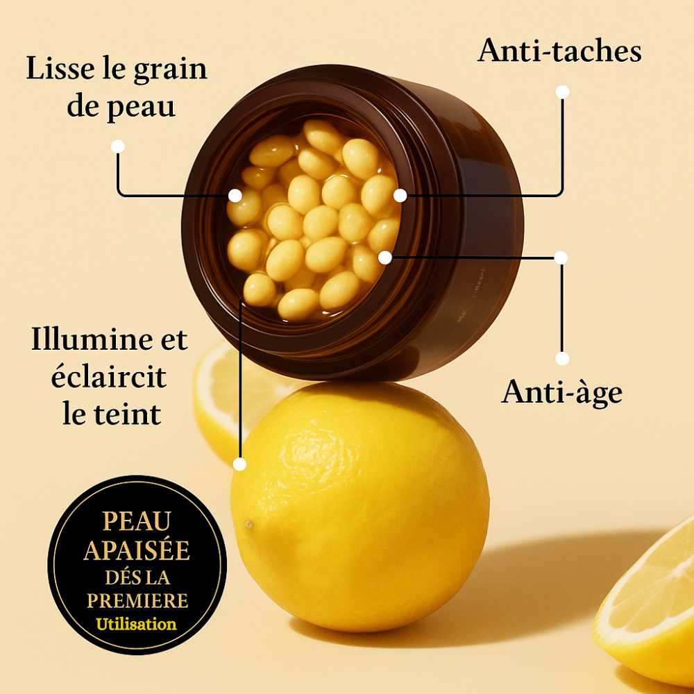 CRÈME PERLÉE ANTI-TACHES & ANTI-ÂGE AU COLLAGENE - NIACINAMIDE & VITAMINE C