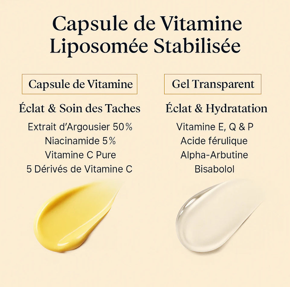 CRÈME PERLÉE ANTI-TACHES & ANTI-ÂGE AU COLLAGENE - NIACINAMIDE & VITAMINE C